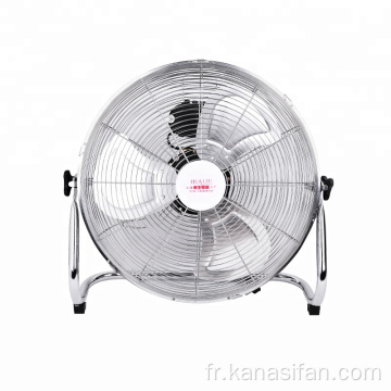 Ventilateur de plancher de lames en métal industriel portatif extérieur de ménage